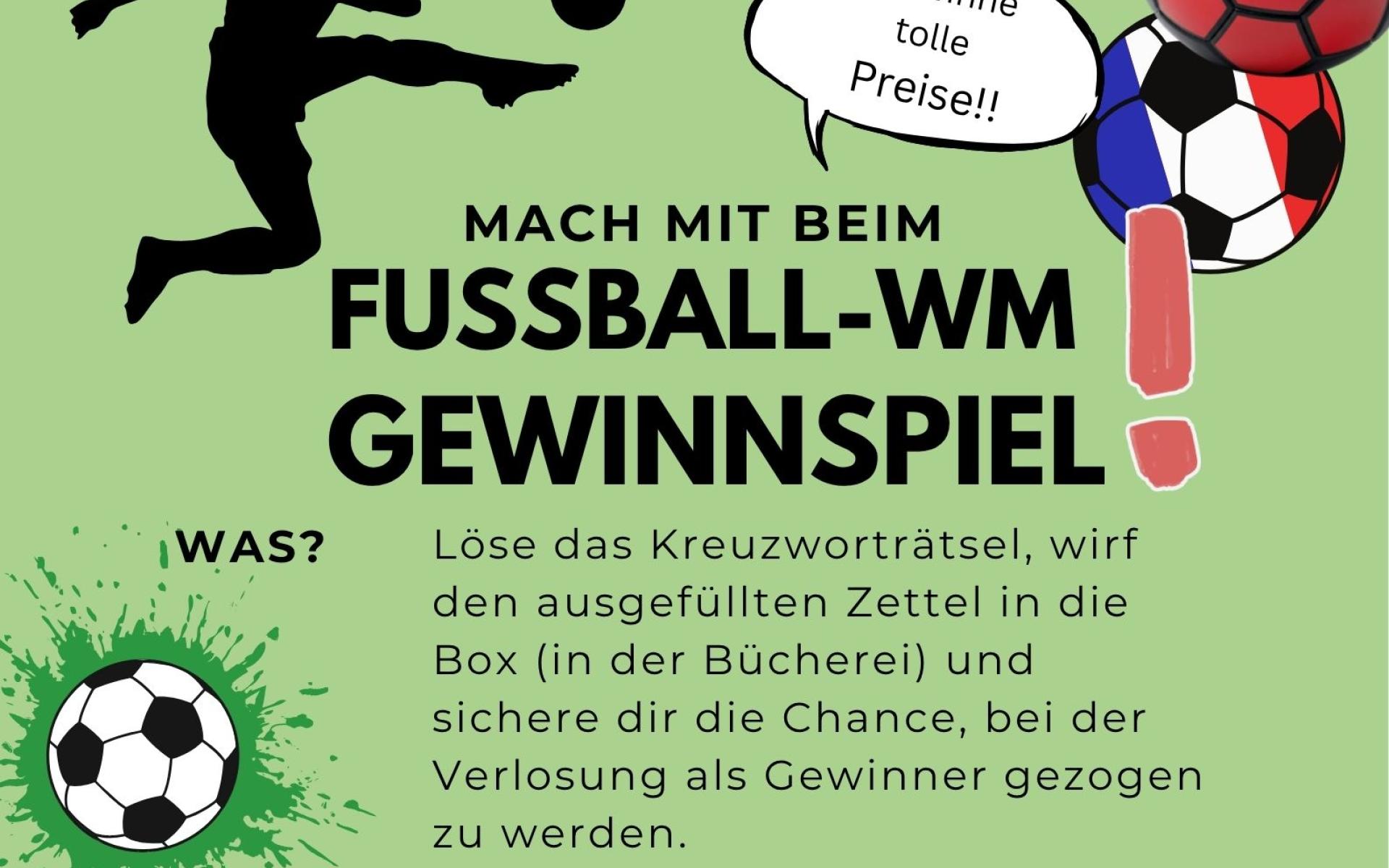 Werbung Fußball-WM Gewinnspiel