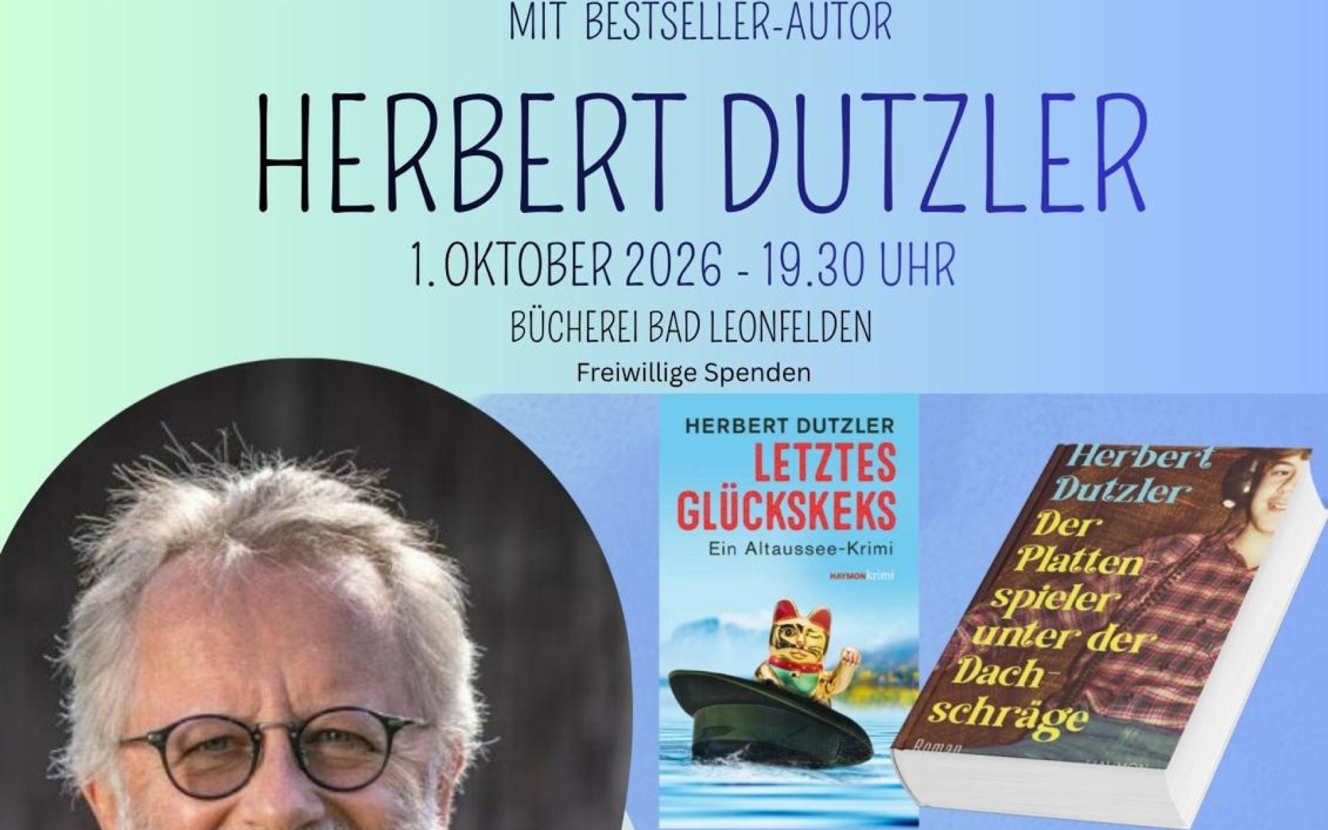 Plakat Lesung Dutzler