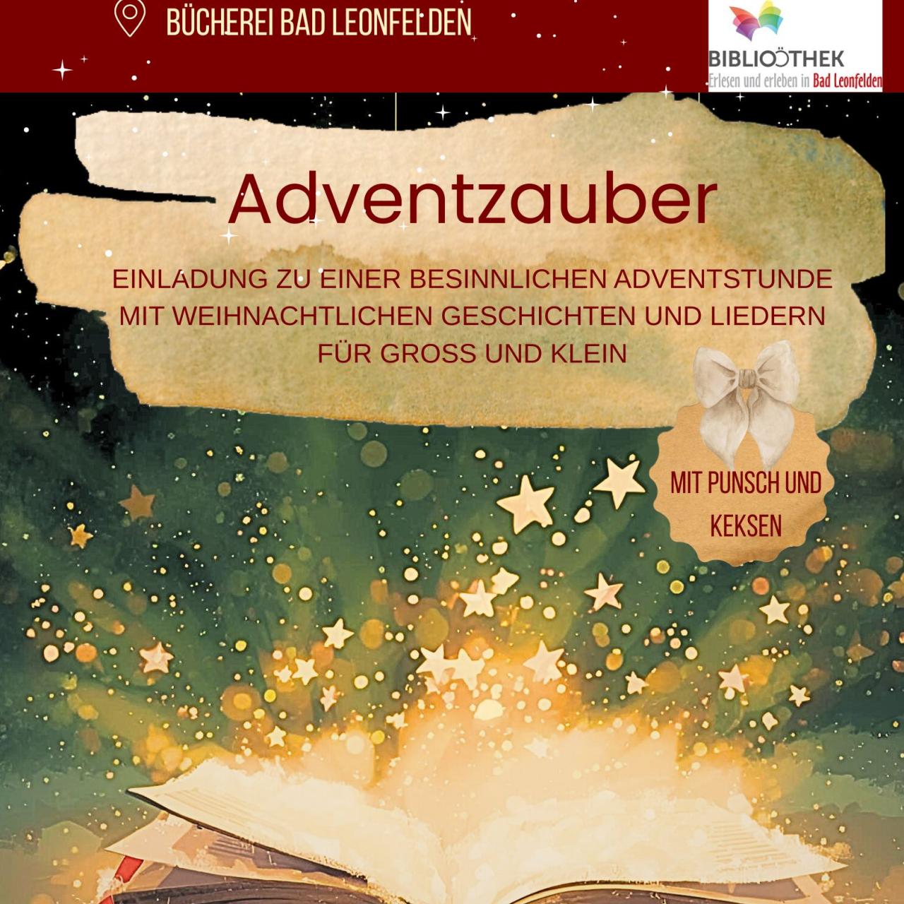 Einladung Plakat zum Adventzauber