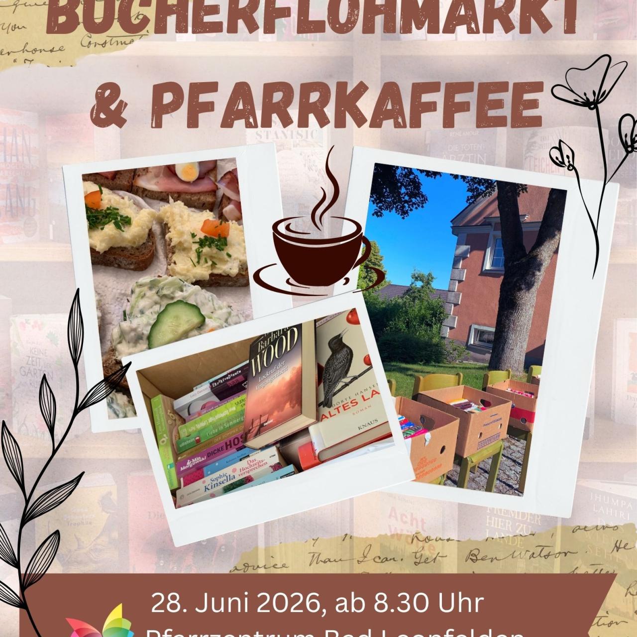 Pfarrkaffee und Bücherflohmarkt